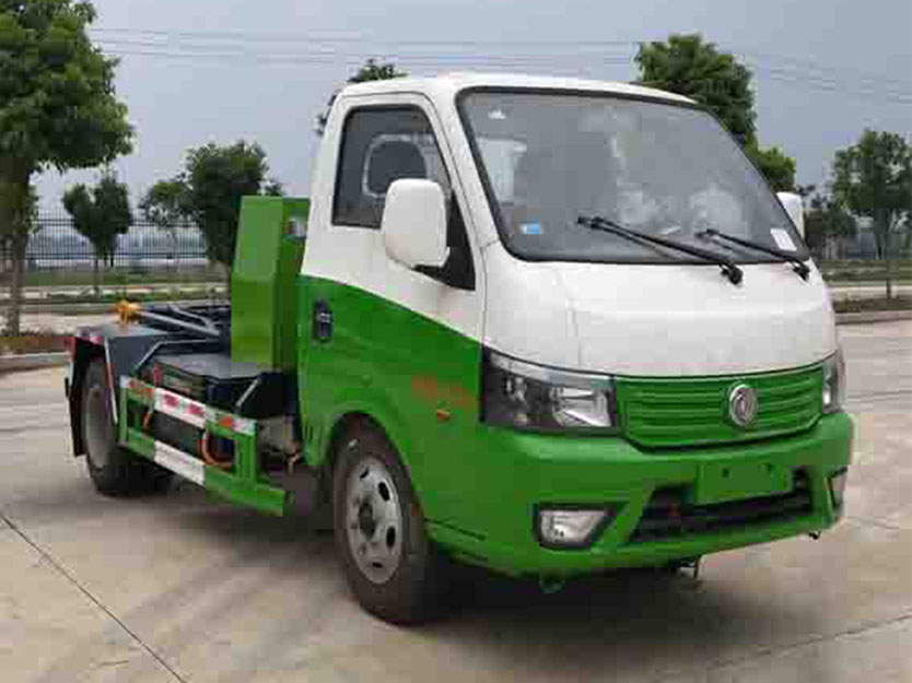 東風(fēng)華神新能源純電動車廂可卸式垃圾車(電動垃圾車廠家)