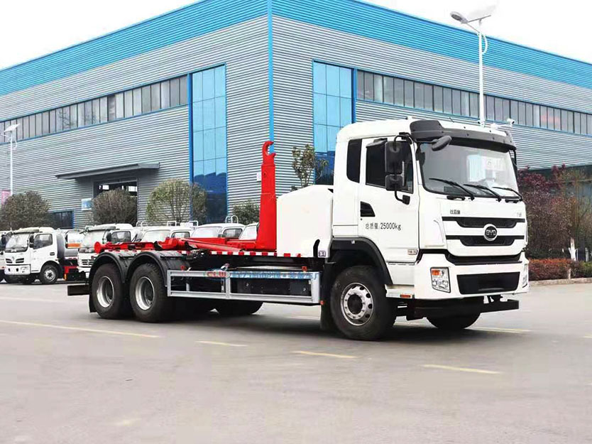 純電動(dòng)比亞迪T9車(chē)廂可卸式垃圾車(chē)