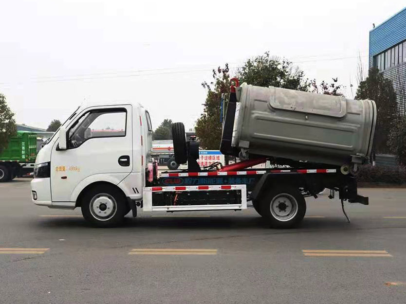 純電動比亞迪T4車廂可卸式垃圾車