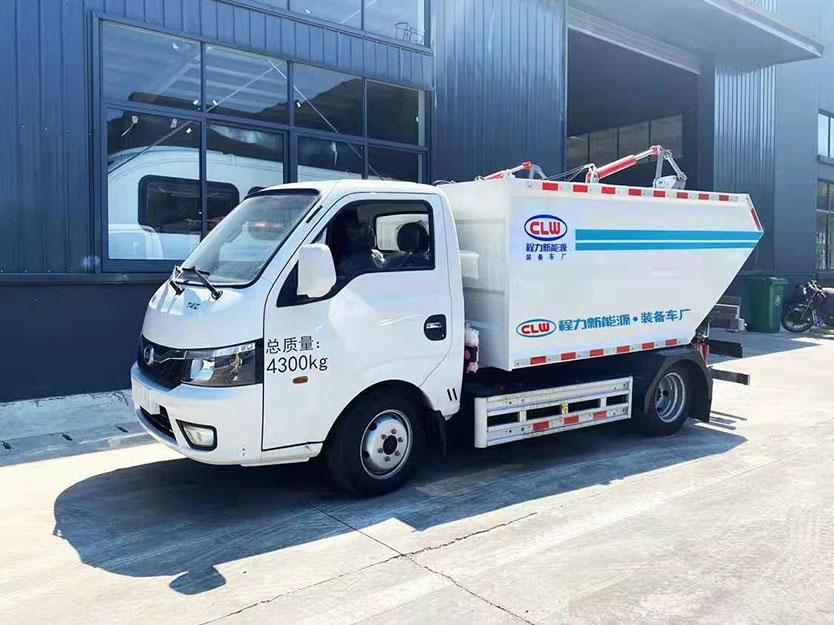 比亞迪T4后掛桶垃圾車