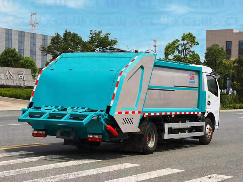 東風(fēng)凱普特純電動(dòng)8方壓縮垃圾車(chē)